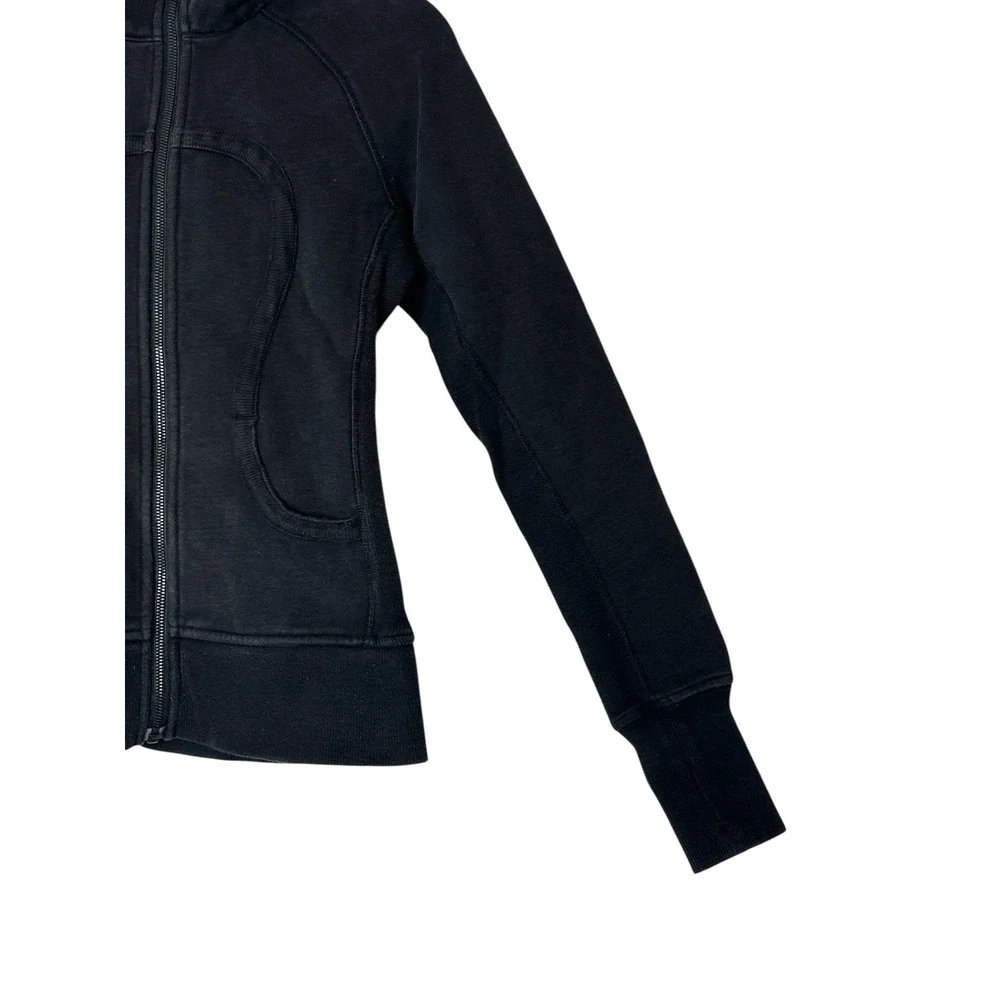 Lululemon Women's Scuba Full Zip Hoodie Jacket Size 4‎ Athleisure Active Outdoor